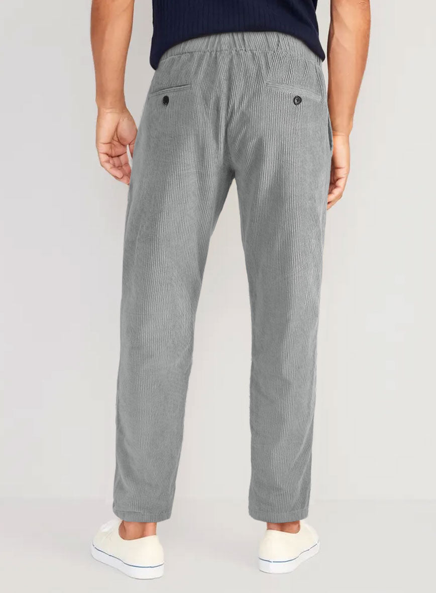 Easy Pants Light Gray Corduroy - StudioSuits