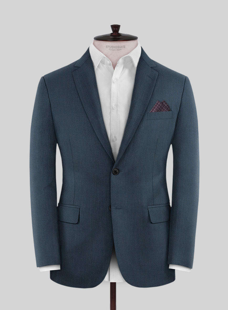 Lanificio Zegna Trofeo Dexi Regal Blue Stripe Wool Jacket - StudioSuits