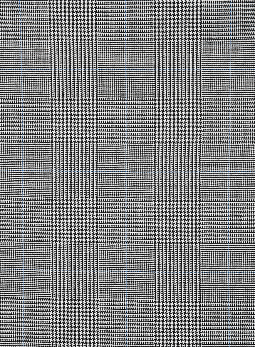 London Loom Avelio Prince of Wales Wool Pants - StudioSuits