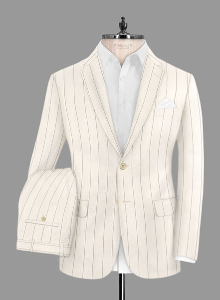 ジャケット・アウター 80s- HILTON TIME silk linen wool jacket Loro Piana Taupe Wool Silk and Linen Hudson Jacket - Custom