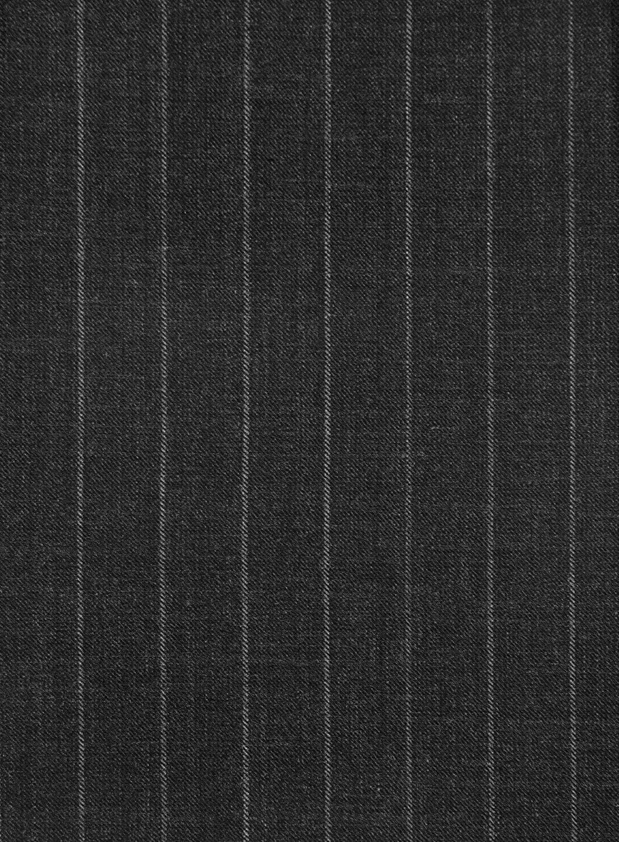 London Loom Caelro Stripe Wool Suit - StudioSuits