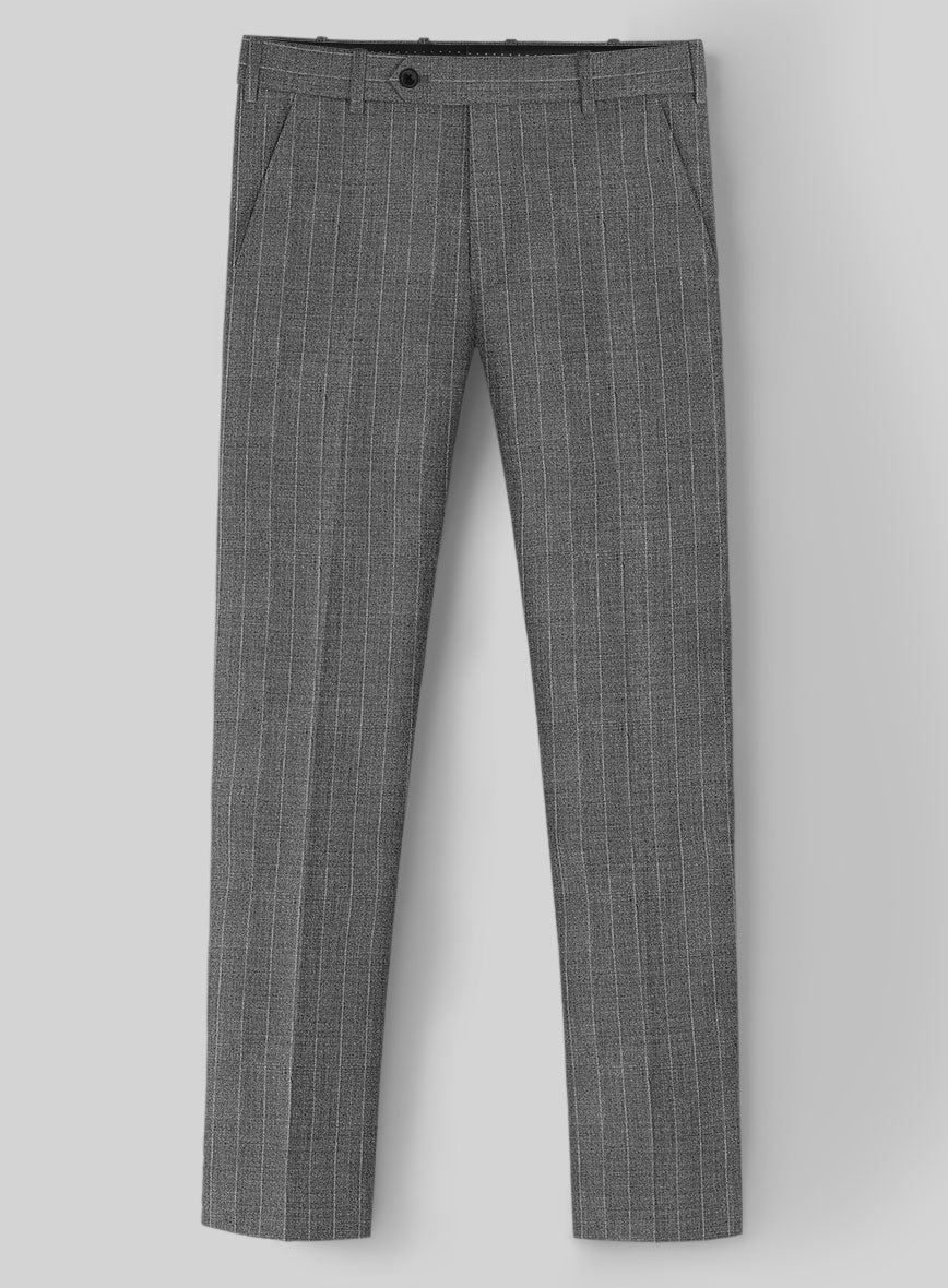 London Loom Dariox Stripe Wool Pants - StudioSuits