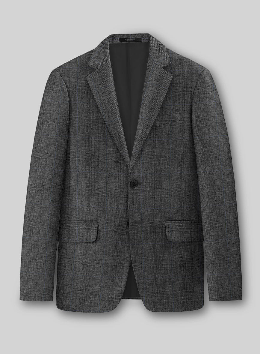 London Loom Lucerio Glen Wool Jacket - StudioSuits
