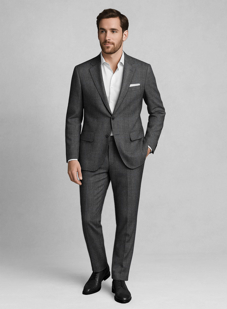 London Loom Lucerio Glen Wool Suit - StudioSuits
