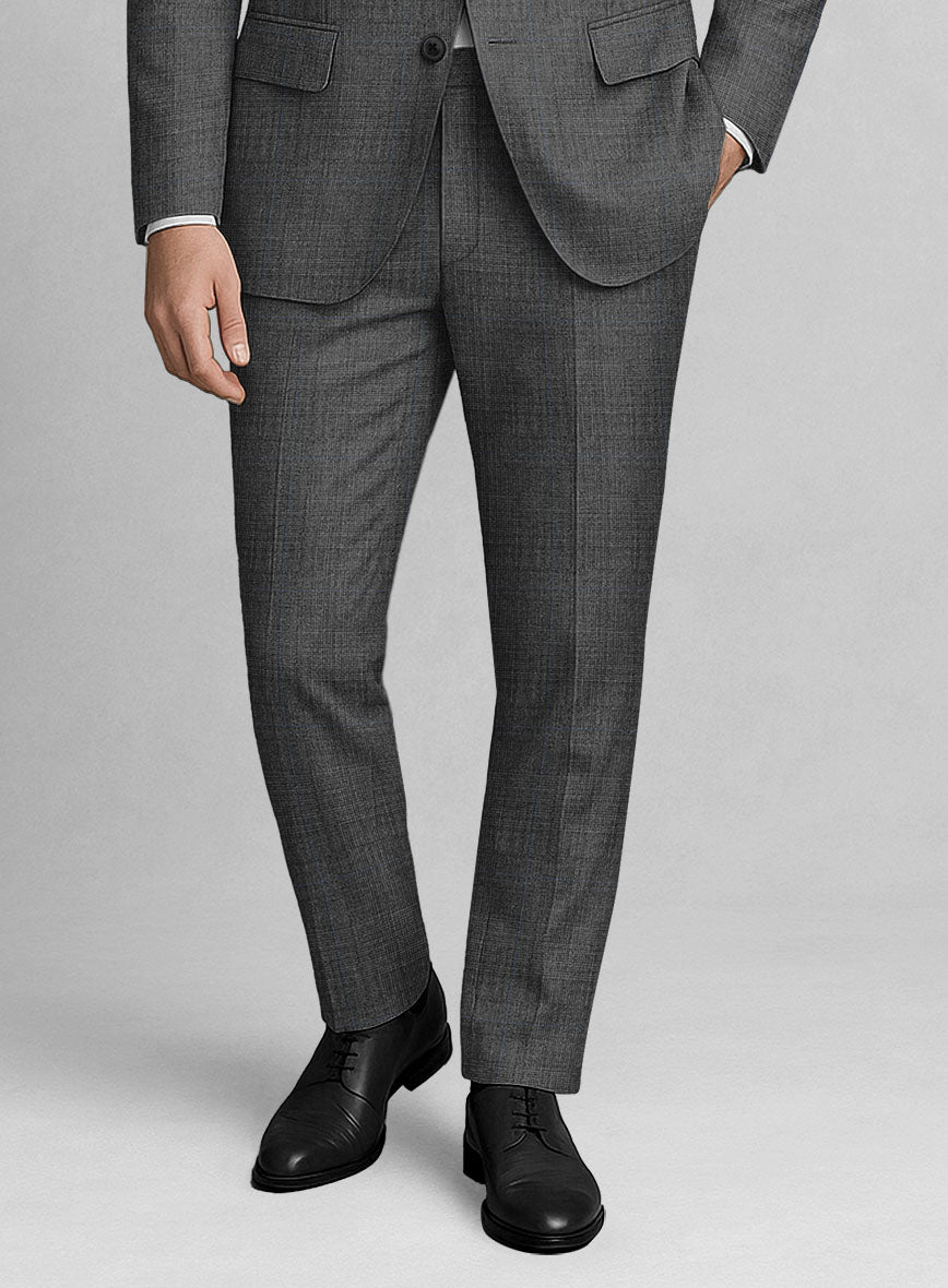 London Loom Lucerio Glen Wool Pants - StudioSuits