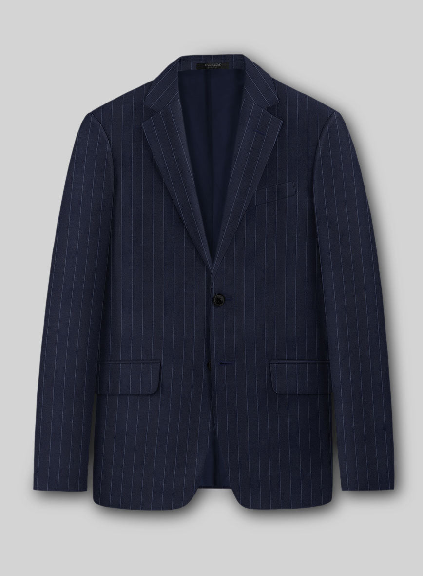 London Loom Marzino Stripe Wool Suit - StudioSuits
