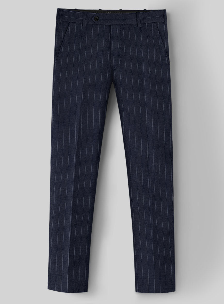 London Loom Marzino Stripe Wool Suit - StudioSuits