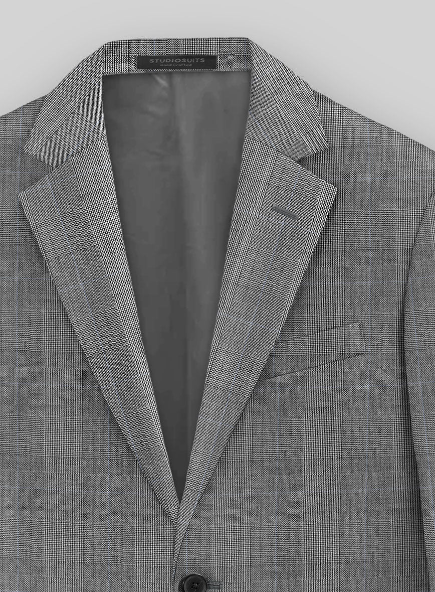 London Loom Sevano Glen Wool Suit - StudioSuits