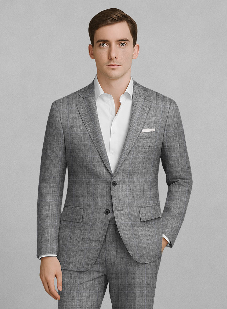 London Loom Sevano Glen Wool Suit - StudioSuits