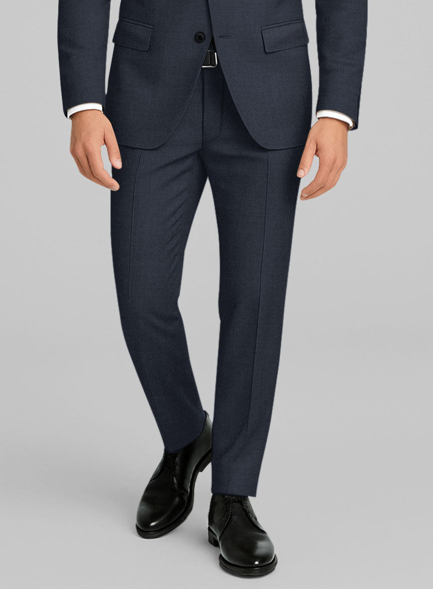 London Loom Trinelli Twill Wool Pants - StudioSuits