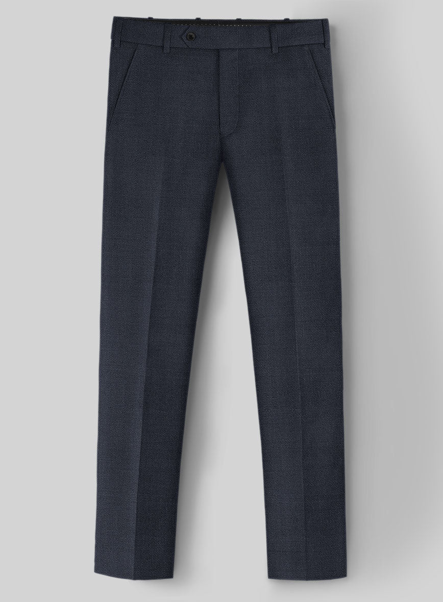 London Loom Trinelli Twill Wool Pants - StudioSuits