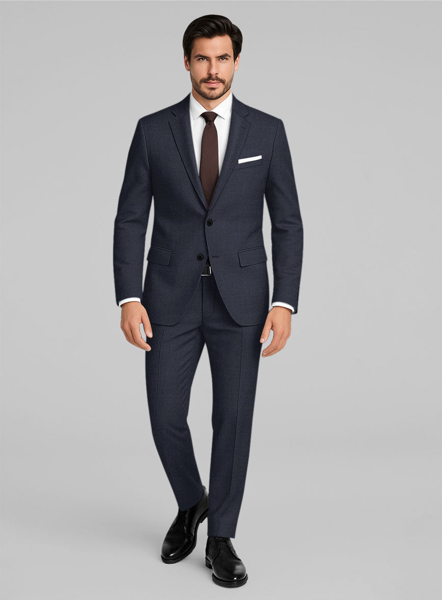 London Loom Trinelli Twill Wool Suit - StudioSuits
