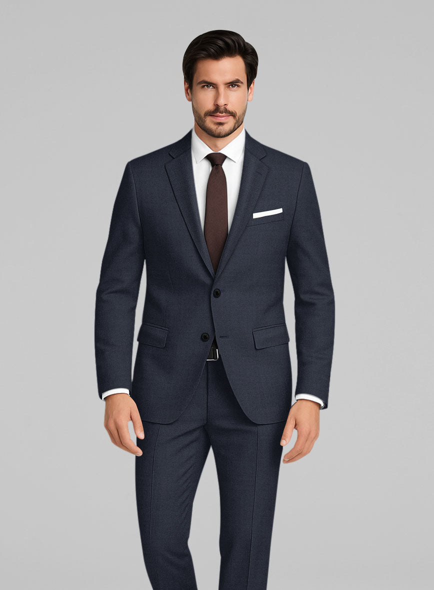 London Loom Trinelli Twill Wool Suit - StudioSuits