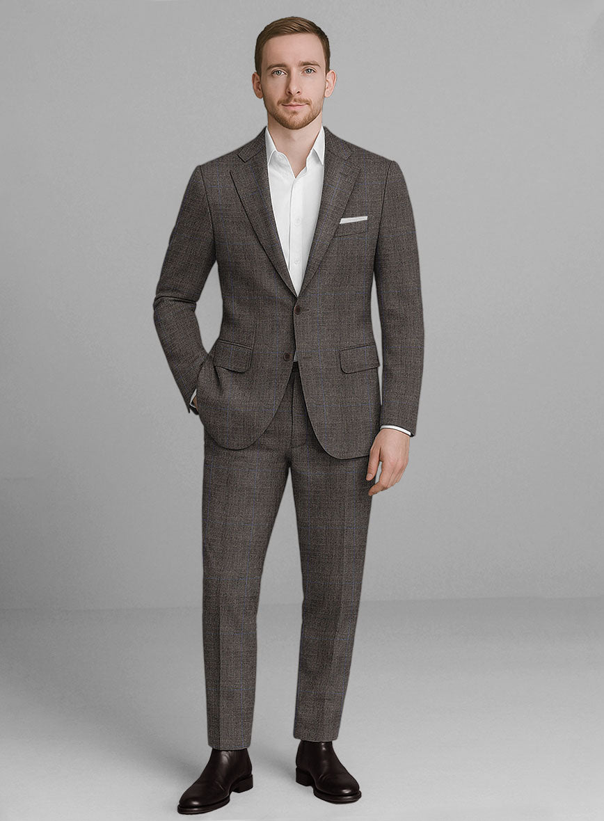 London Loom Zefero Glen Wool Suit - StudioSuits