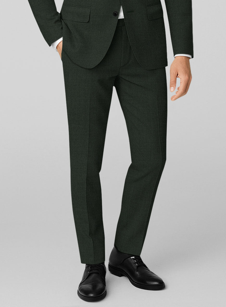 London Loom Benassi Twill Wool Pants - StudioSuits