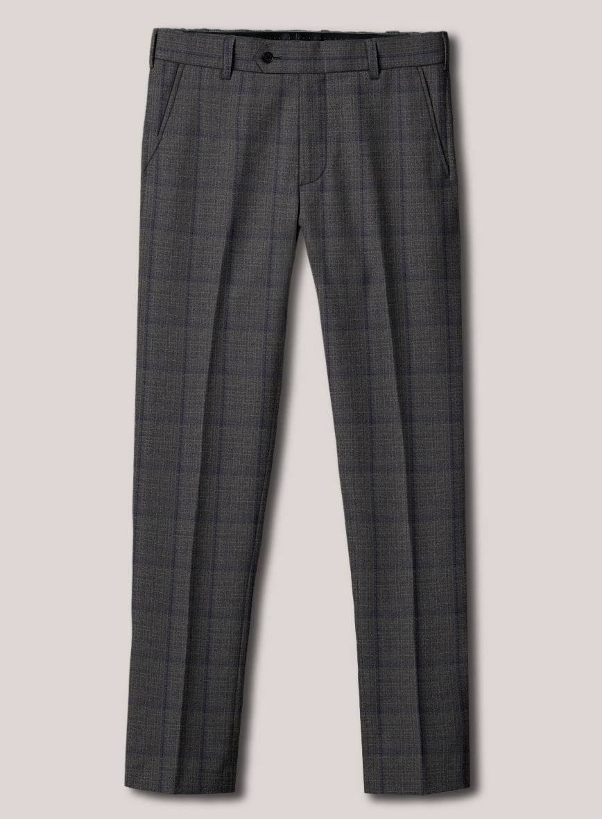 Loro Piana Suitmate Ash Gray Check Suit - StudioSuits