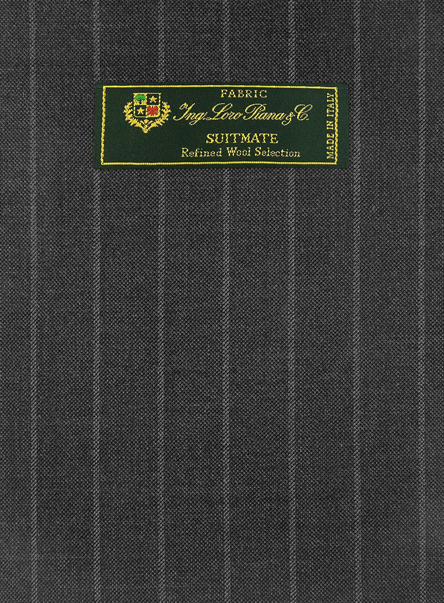Loro Piana Suitmate Ash Gray Stripe Suit - StudioSuits