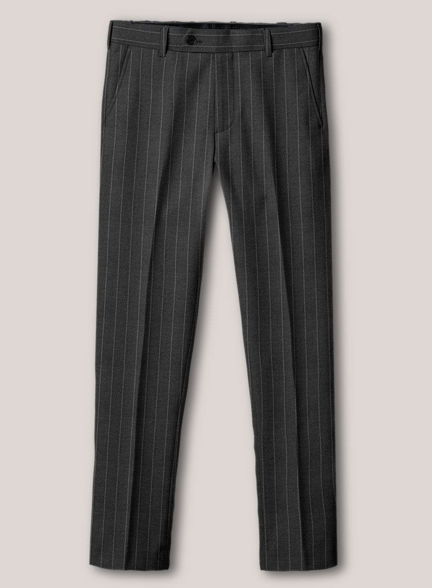 Loro Piana Suitmate Ash Gray Stripe Suit - StudioSuits