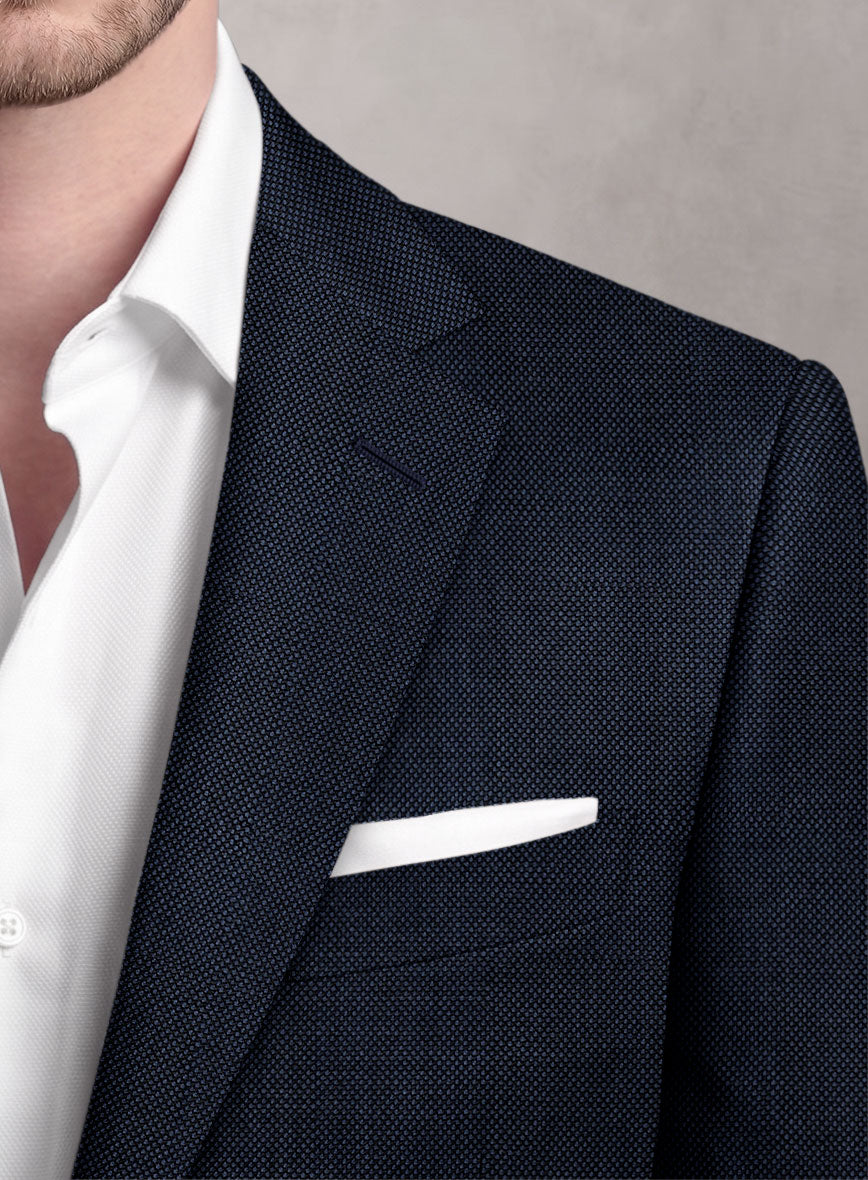 Loro Piana Suitmate Birdseye Blue Suit - StudioSuits