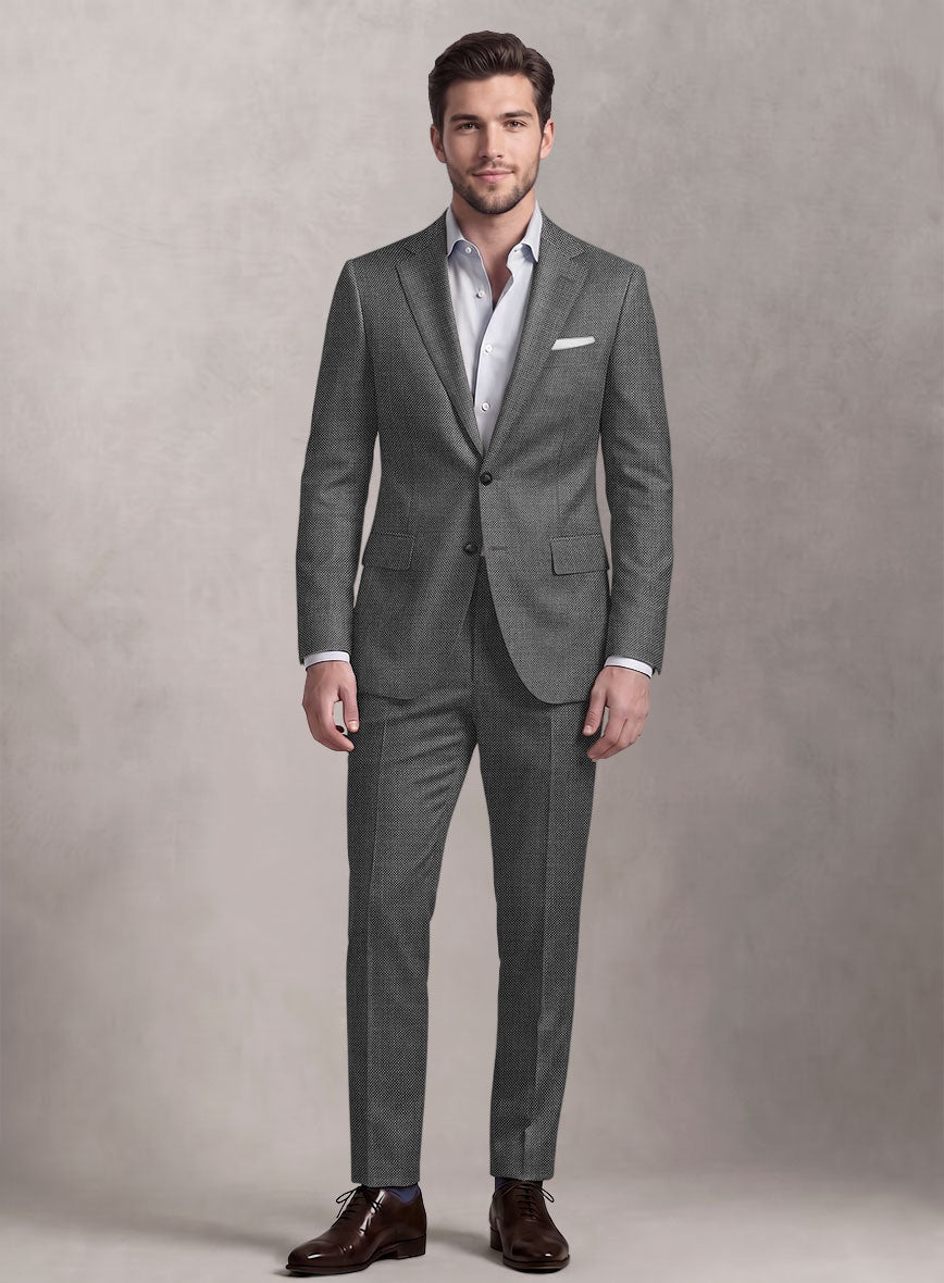 Loro Piana Suitmate Birdseye BW Suit - StudioSuits