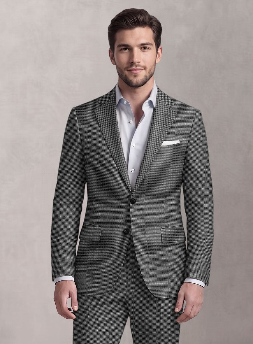 Loro Piana Suitmate Birdseye BW Suit - StudioSuits