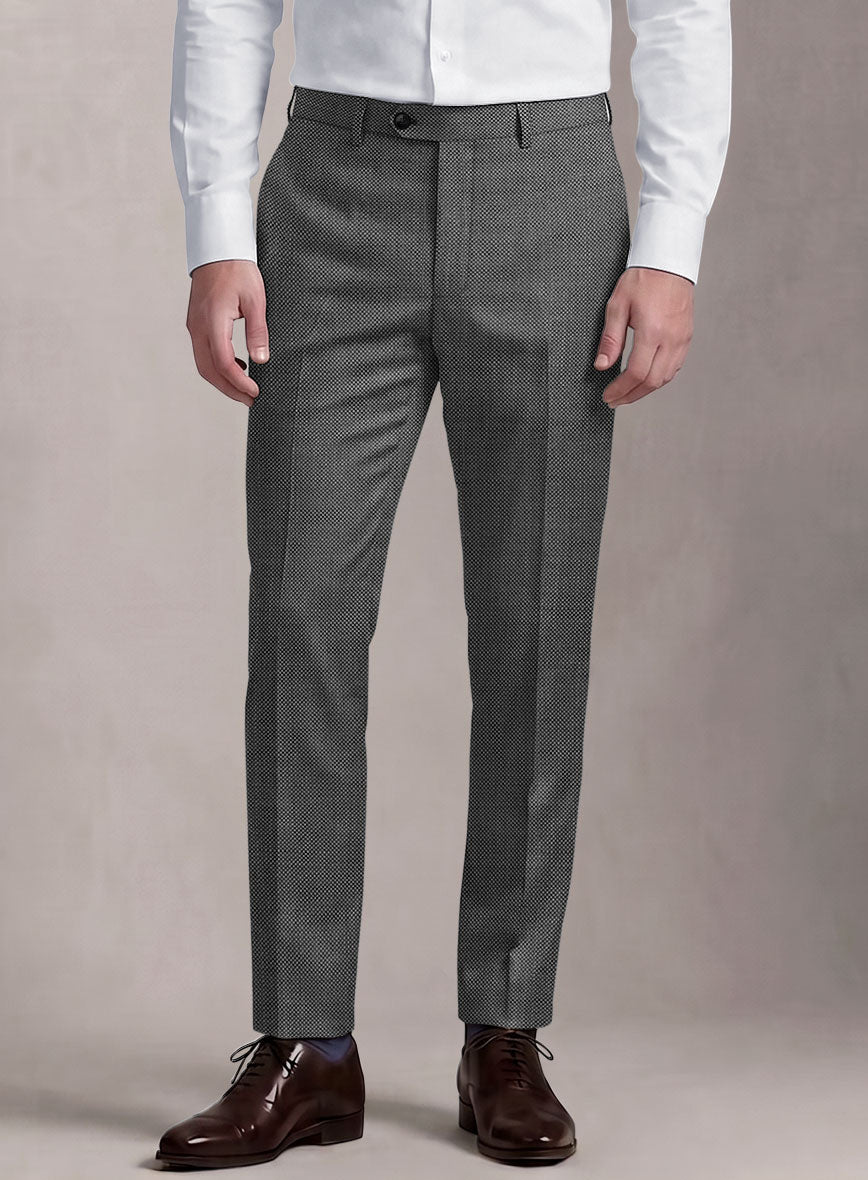 Loro Piana Suitmate Birdseye BW Pants - StudioSuits