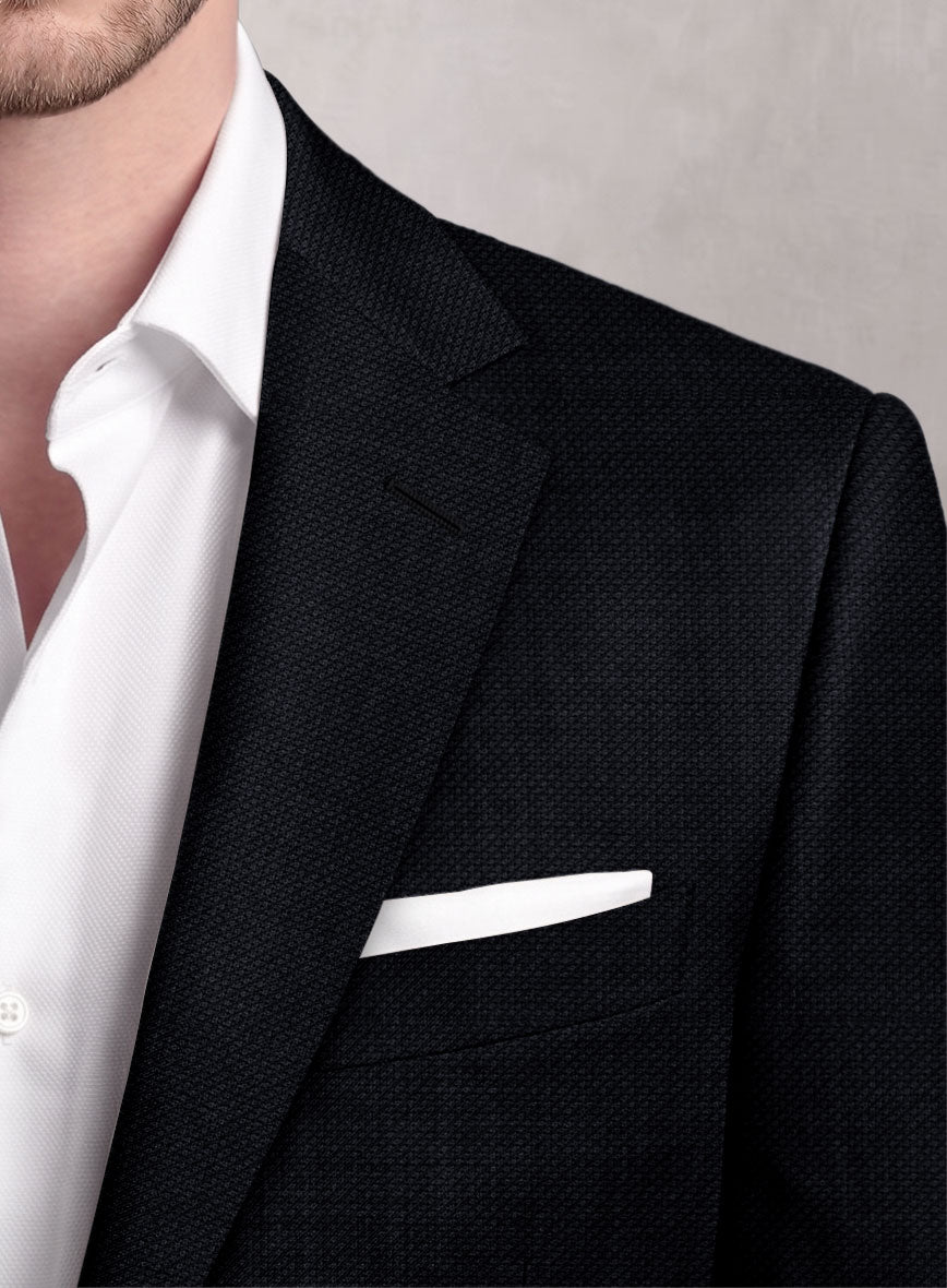 Loro Piana Suitmate Birdseye Midnight Blue Jacket - StudioSuits