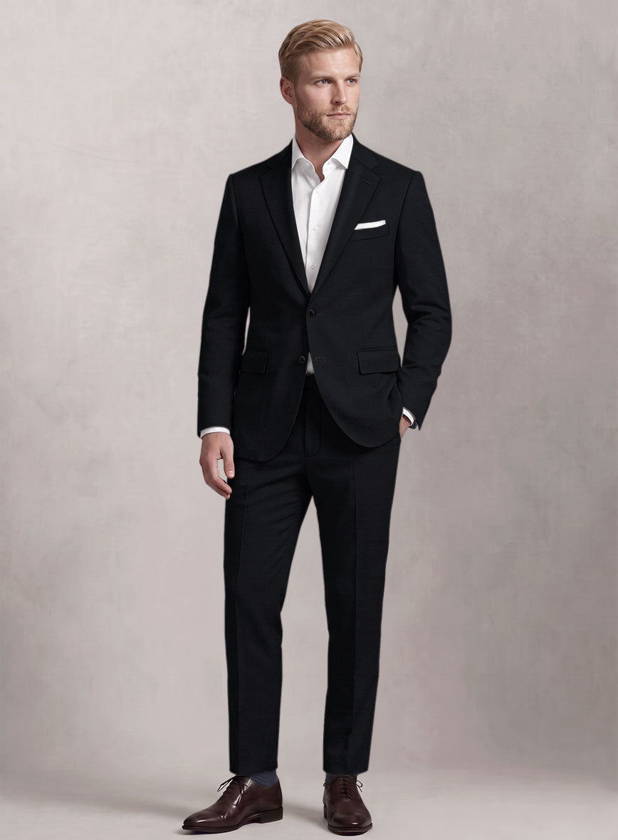 Loro Piana Suitmate Birdseye Midnight Blue Suit - StudioSuits