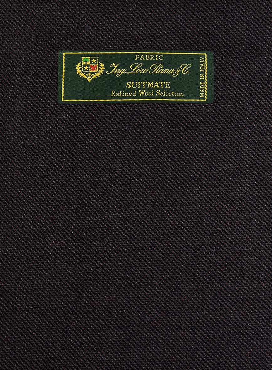 Loro Piana Suitmate Birdseye Wine Jacket - StudioSuits