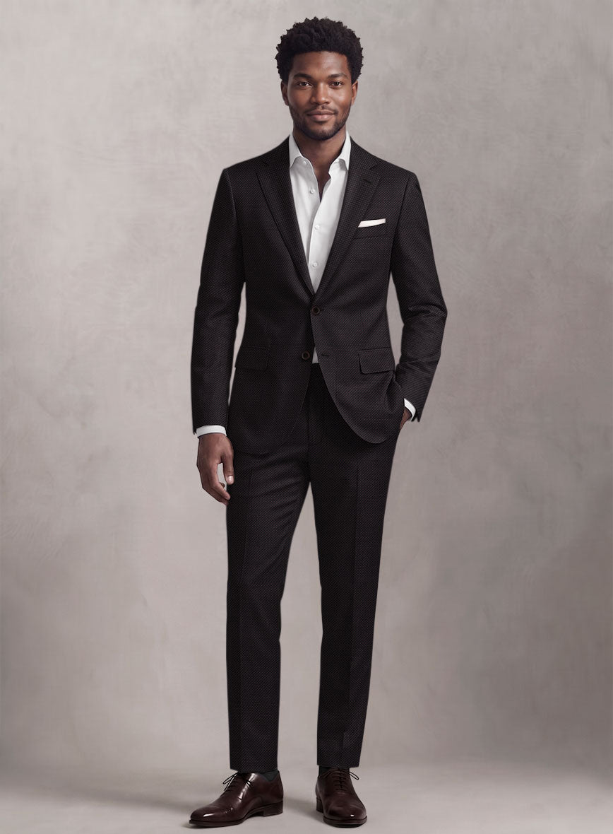 Loro Piana Suitmate Birdseye Wine Suit - StudioSuits