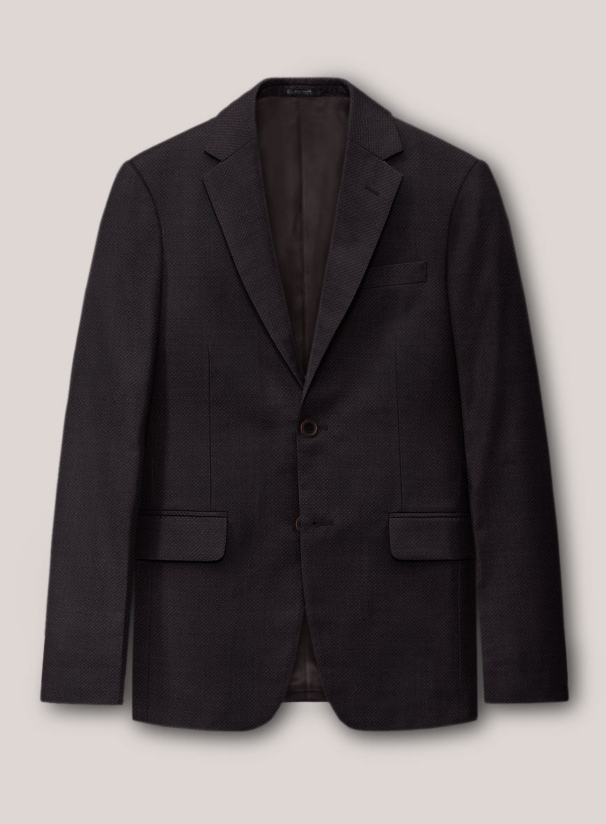 Loro Piana Suitmate Birdseye Wine Suit - StudioSuits