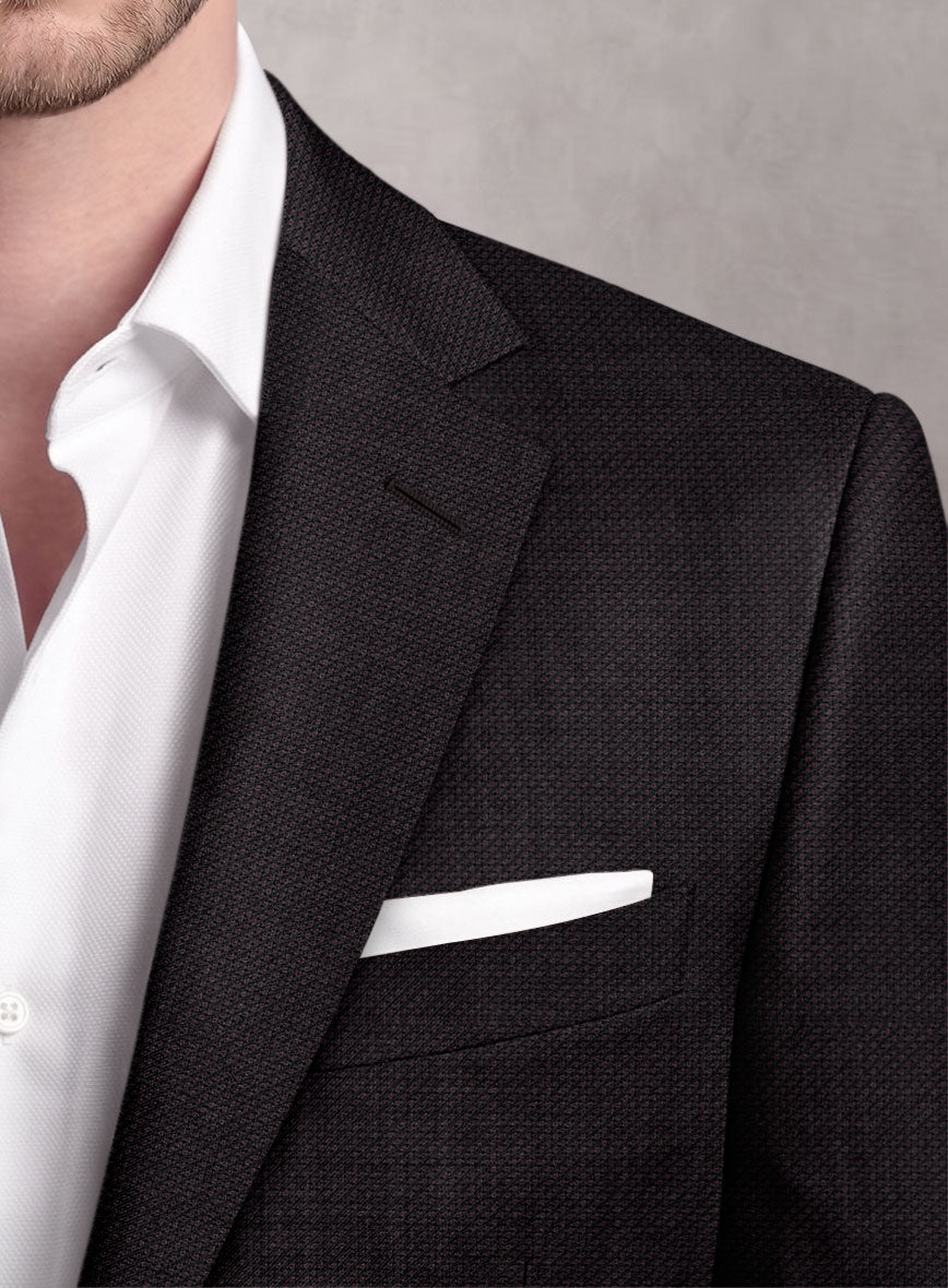 Loro Piana Suitmate Birdseye Wine Suit - StudioSuits