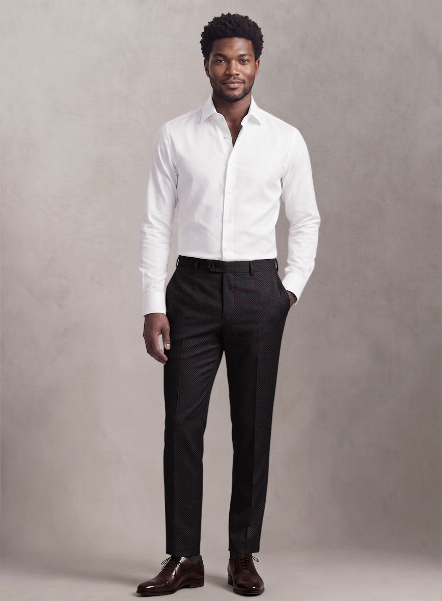 Loro Piana Suitmate Birdseye Wine Suit - StudioSuits