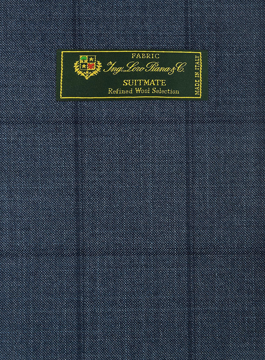 Loro Piana Suitmate Blue Check Suit - StudioSuits
