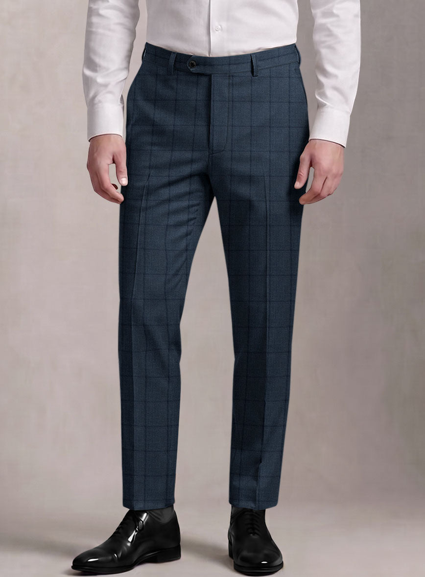 Loro Piana Suitmate Blue Check Suit - StudioSuits
