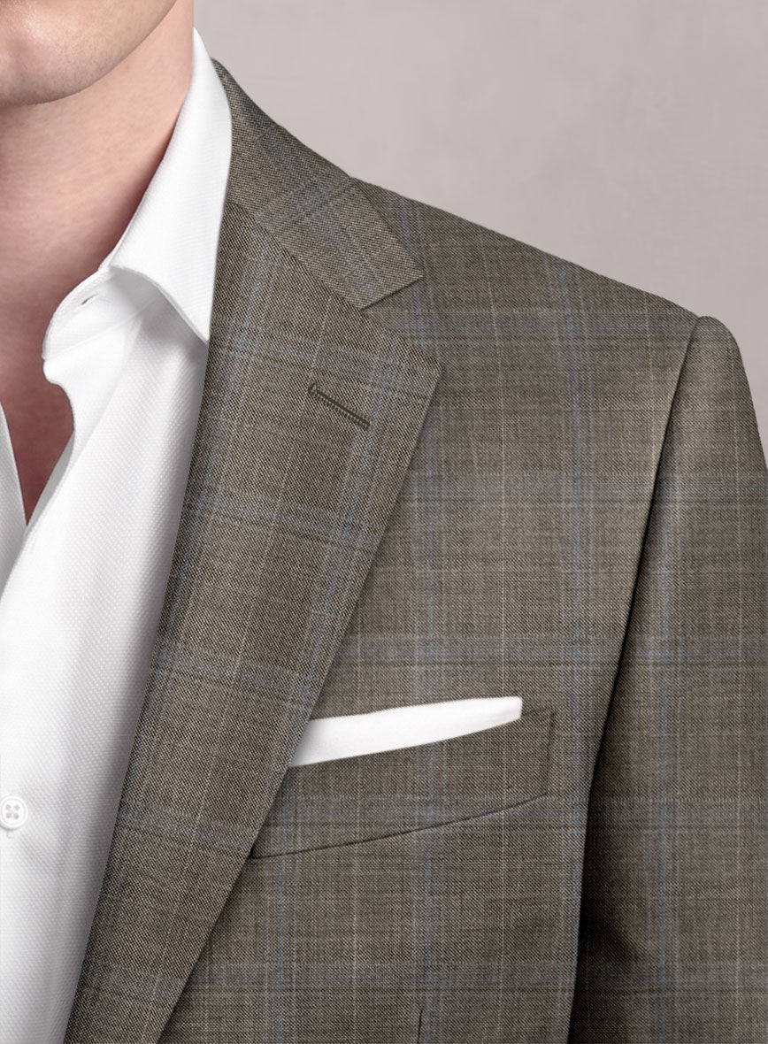 Loro Piana Suitmate Brown Check Suit - StudioSuits