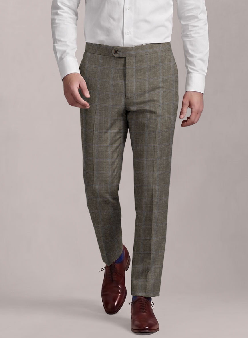 Loro Piana Suitmate Brown Check Suit - StudioSuits