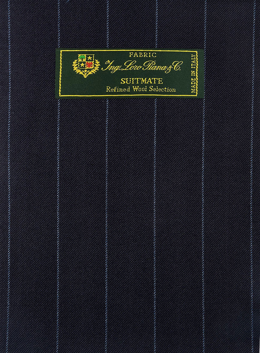 Loro Piana Suitmate Deep Blue Stripe Suit - StudioSuits