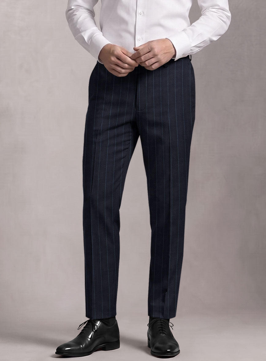 Loro Piana Suitmate Deep Blue Stripe Suit - StudioSuits