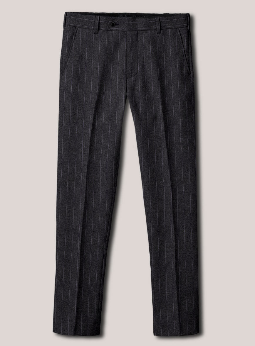 Loro Piana Suitmate Flint Gray Stripe Suit - StudioSuits