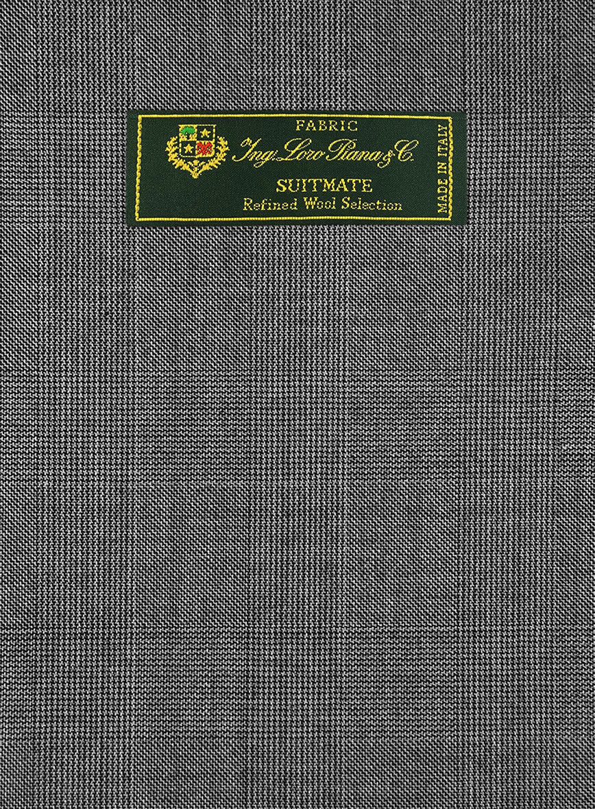 Loro Piana Suitmate Gray Glen Jacket - StudioSuits