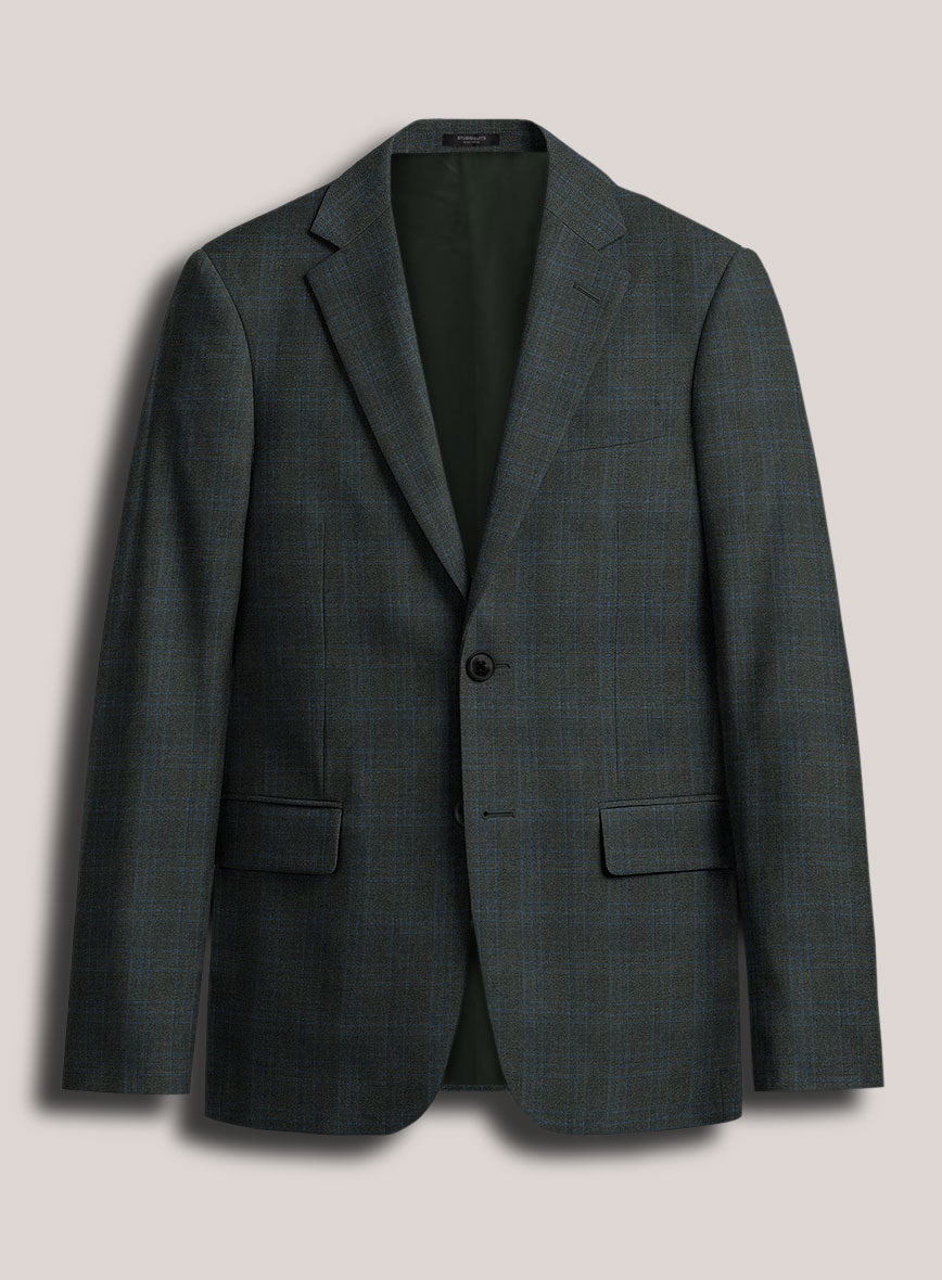 Loro Piana Suitmate Green Check Suit - StudioSuits
