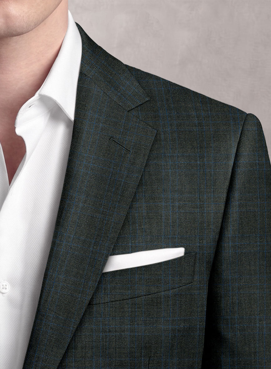 Loro Piana Suitmate Green Check Suit - StudioSuits