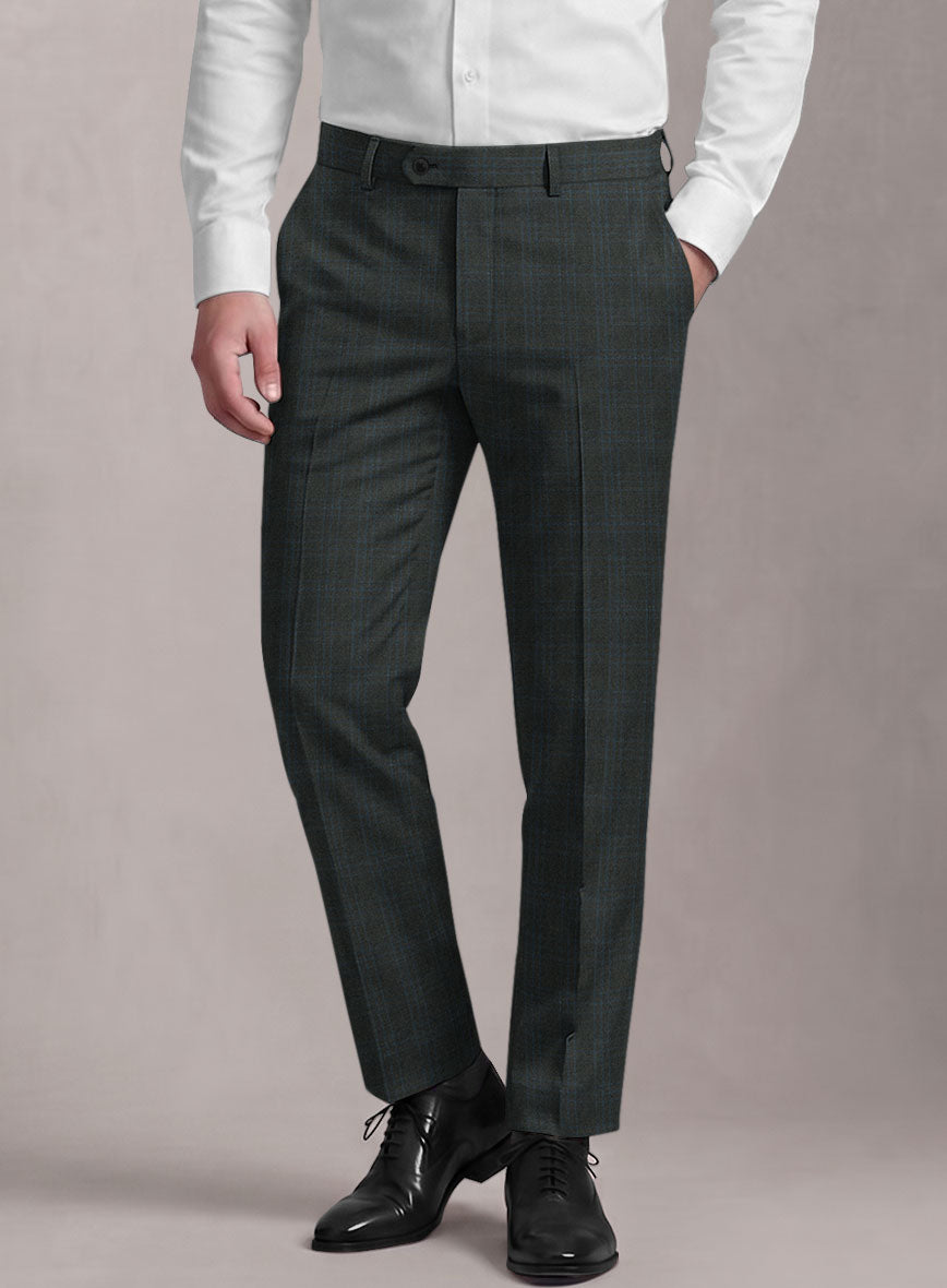 Loro Piana Suitmate Green Check Suit - StudioSuits