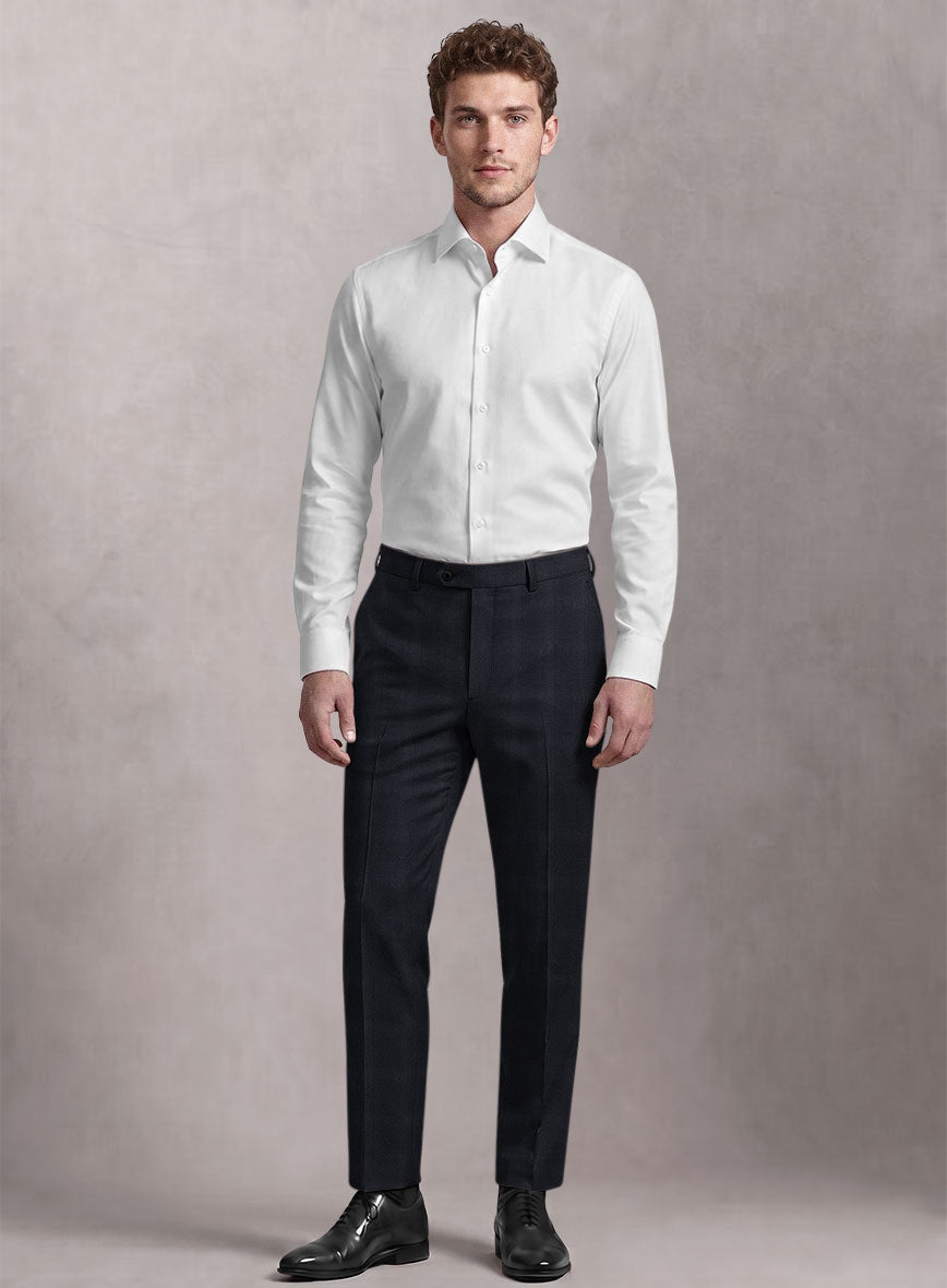 Loro Piana Suitmate Oxford Blue Glen Suit - StudioSuits