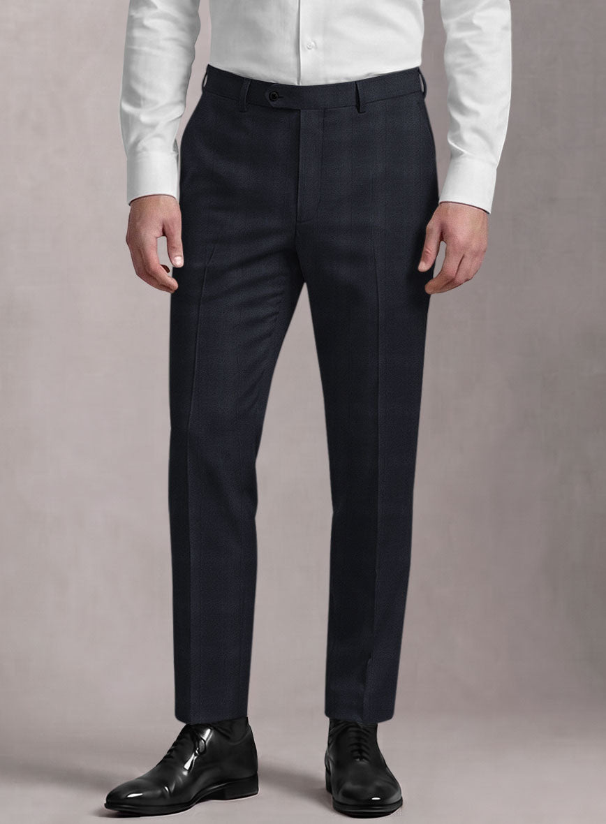 Loro Piana Suitmate Oxford Blue Glen Suit - StudioSuits