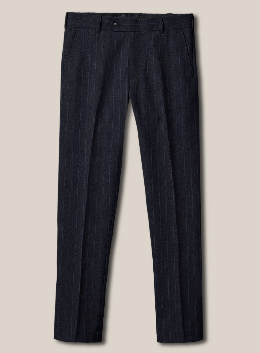 Loro Piana Suitmate Stripe Dark Blue Suit - StudioSuits
