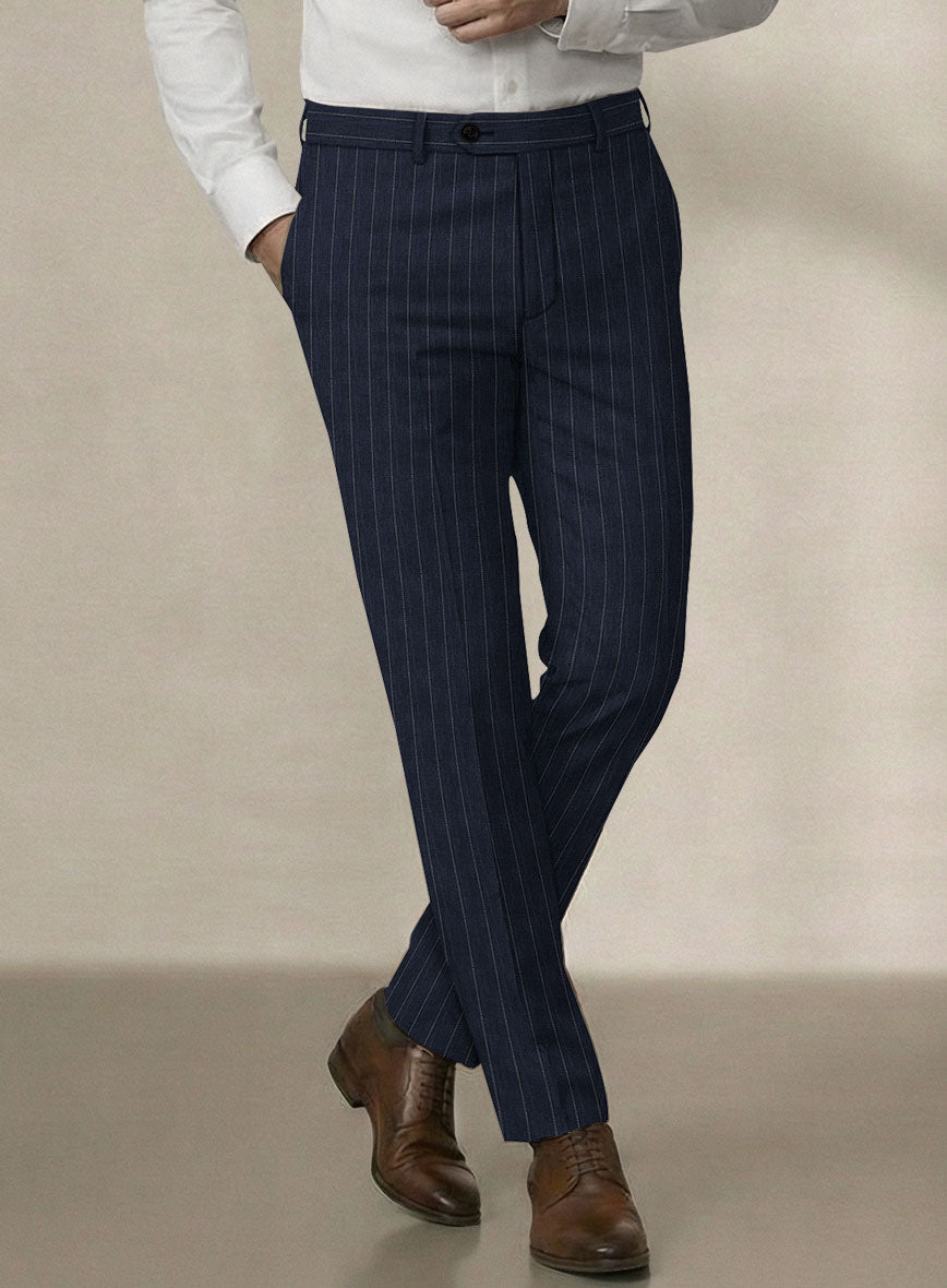 Loro Piana Aquamarine Summer Pants - StudioSuits