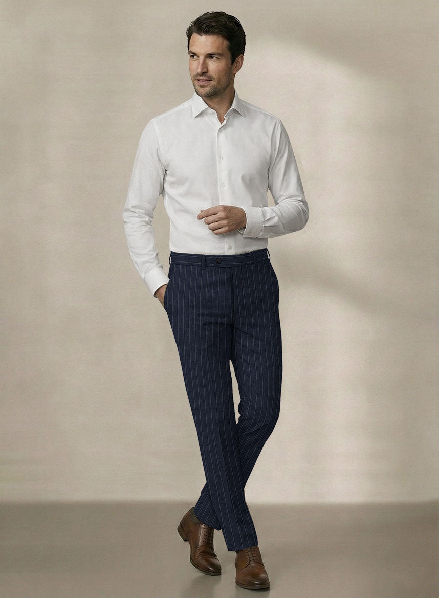 Loro Piana Aquamarine Summer Pants - StudioSuits