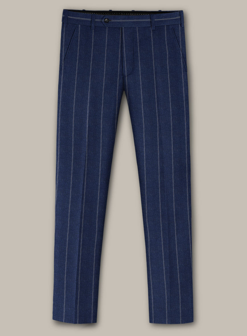 Loro Piana Cobalt Summer Pants - StudioSuits